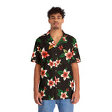 Tropical Plumeria Hawaiian Shirt — Men's Floral Aloha Button-Up thumbnail 3