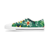 Tropical Floral Women's Low Top Sneakers thumbnail 5