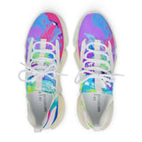 Colorful Tie-Dye Mesh Sneakers — Men's Athletic Casual Shoes thumbnail 2
