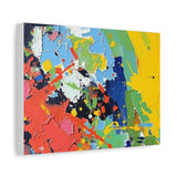 Abstract Color Splash Matte Canvas — Stretched Wall Art thumbnail 32