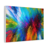Abstract Color Explosion Matte Canvas Print thumbnail 35