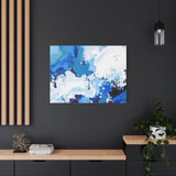 Abstract Blue Galaxy Canvas Print — Matte Stretched Wall Art thumbnail 79