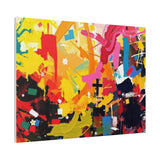 Abstract Color Splash Canvas Print - Vibrant Stretched Matte Wall Art thumbnail 89