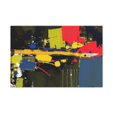 Abstract Color Splash Matte Canvas Print — Modern Stretched Wall Art thumbnail 9