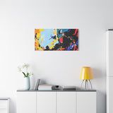Abstract Color Splash Matte Canvas Print — Modern Stretched Wall Art thumbnail 75