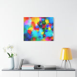 Abstract Rainbow Splash Matte Canvas Print thumbnail 63