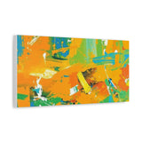 Abstract Orange & Green Canvas Art — Vibrant Modern Wall Decor thumbnail 44