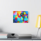 Abstract Rainbow Splash Matte Canvas Print thumbnail 33