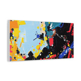 Abstract Color Splash Matte Canvas Print — Modern Stretched Wall Art thumbnail 44