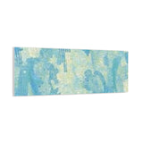 Abstract Aqua Brushstroke Canvas Print — Coastal Blue Wall Art thumbnail 80