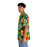Tropical Hibiscus Hawaiian Shirt — Men's Floral Aloha Button-Up thumbnail 6