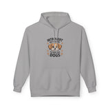 Introvert But Willing To Discuss Dogs Hoodie — Cute Dog Lover Pullover thumbnail 12