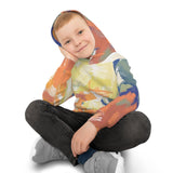 Kids Abstract Brushstroke Hoodie thumbnail 10