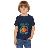 Save Our Oceans Toddler T-Shirt — Cute Fish Environmental Shirt for Kids thumbnail 18