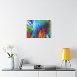 Abstract Color Explosion Matte Canvas Print thumbnail 51