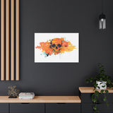 Skull Art Canvas Print – Vibrant Paint-Splash Skull Wall Decor thumbnail 70