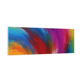 Abstract Rainbow Swirl Matte Canvas Print (Stretched) thumbnail 92