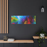Abstract Color Explosion Matte Canvas Print thumbnail 82