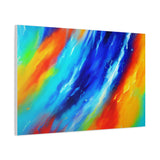 Abstract Rainbow Wave Matte Canvas Print — Vibrant Stretched Wall Art thumbnail 71