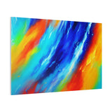 Abstract Rainbow Wave Matte Canvas Print — Vibrant Stretched Wall Art thumbnail 98