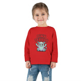 Toddler Tee — "Tiny Terror" Cute Monster Long-Sleeve Shirt thumbnail 29