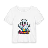 Too Spooky Ghost Baby Tee — Cute Halloween Toddler Shirt thumbnail 1