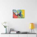 Abstract Color Splash Matte Canvas — Stretched Wall Art thumbnail 51