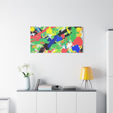 Abstract Color Splash Canvas Print — Vibrant Modern Wall Art thumbnail 84