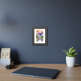Watercolor Mountain Lake Framed Poster thumbnail 3