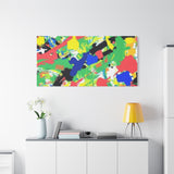 Abstract Color Splash Canvas Print — Vibrant Modern Wall Art thumbnail 96