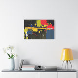 Abstract Color Splash Matte Canvas Print — Modern Stretched Wall Art thumbnail 63