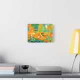 Abstract Orange & Green Canvas Art — Vibrant Modern Wall Decor thumbnail 30
