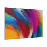 Abstract Rainbow Swirl Matte Canvas Print (Stretched) thumbnail 59