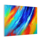 Abstract Rainbow Wave Matte Canvas Print — Vibrant Stretched Wall Art thumbnail 65