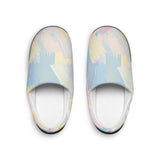 Pastel Brushstroke Women's Indoor Slippers — Soft Cozy House Shoes thumbnail 1