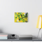 Abstract Green & Yellow Matte Canvas Print – Vibrant Modern Wall Art thumbnail 33