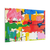 Abstract Color Splash Matte Canvas Print — Vibrant Modern Wall Art thumbnail 86