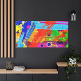 Abstract Color Splash Canvas Print — Vibrant Modern Wall Art thumbnail 97