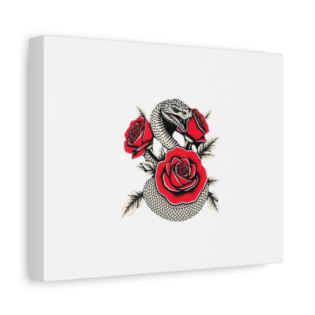 Matte Stretched Canvas - Snake Wall Art