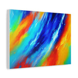 Abstract Rainbow Wave Matte Canvas Print — Vibrant Stretched Wall Art thumbnail 35