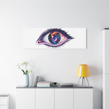 Cosmic Eye Canvas Print — Galaxy Eye Matte Stretched Wall Art thumbnail 93