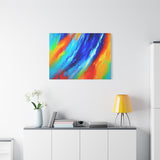 Abstract Rainbow Wave Matte Canvas Print — Vibrant Stretched Wall Art thumbnail 78