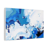 Abstract Blue Galaxy Canvas Print — Matte Stretched Wall Art thumbnail 38