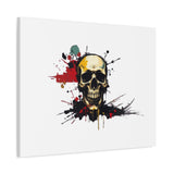 Skull Splash Art Canvas — Grunge Skull Wall Decor, Edgy Gothic Home Accent thumbnail 47