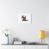 Skull Splash Art Canvas — Grunge Skull Wall Decor, Edgy Gothic Home Accent thumbnail 33