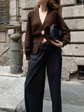 Single-Button Fitted Cardigan thumbnail 3