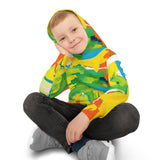 Kids Abstract Paint Splash Hoodie — Bright Colorful All-Over Print thumbnail 10