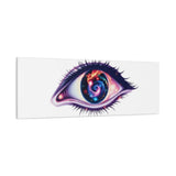 Cosmic Eye Canvas Print — Galaxy Eye Matte Stretched Wall Art thumbnail 92
