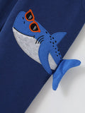 Children's Shark Applique Joggers thumbnail 4