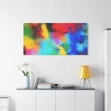 Abstract Color Burst Canvas Print — Vibrant Stretched Matte Wall Art thumbnail 96